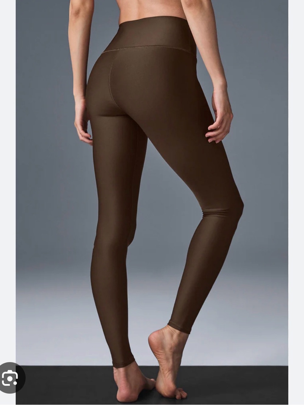 ALO yoga Air Lift Legging Espresso Brown full length size large